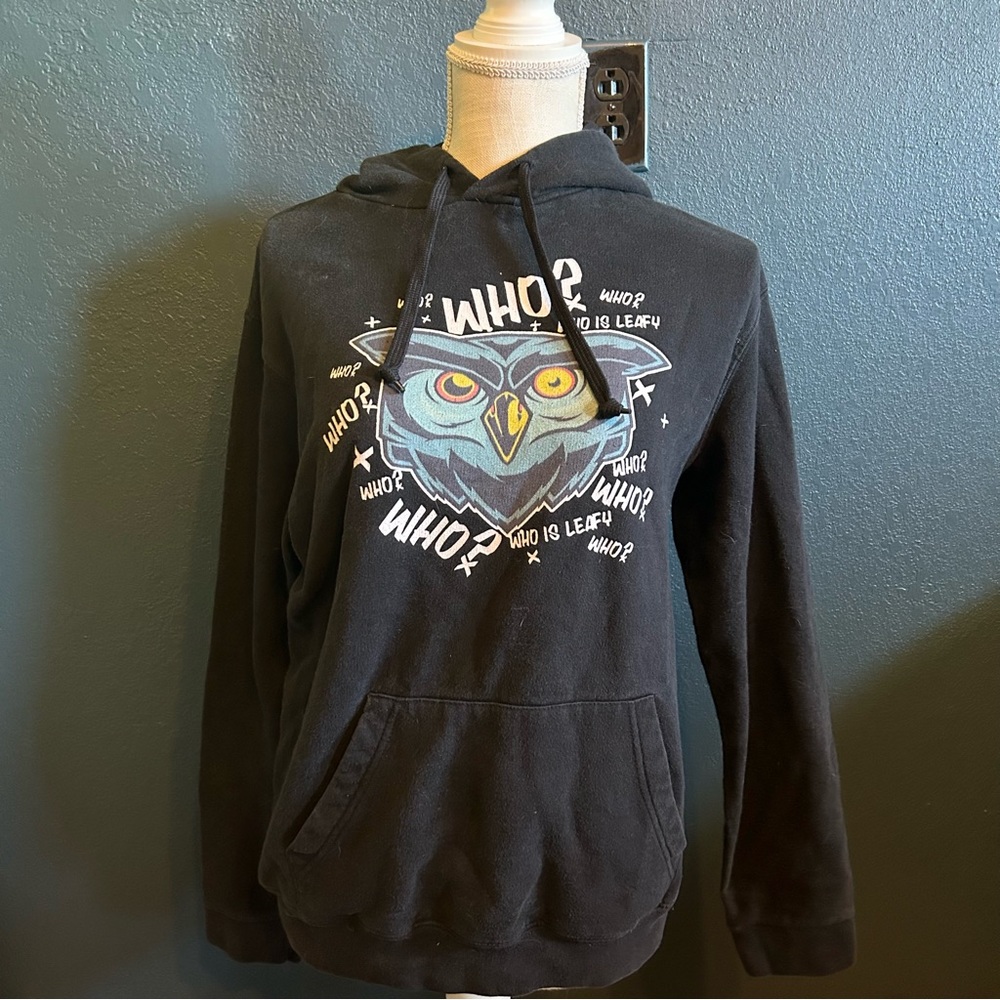 leafyishere owl hoodie